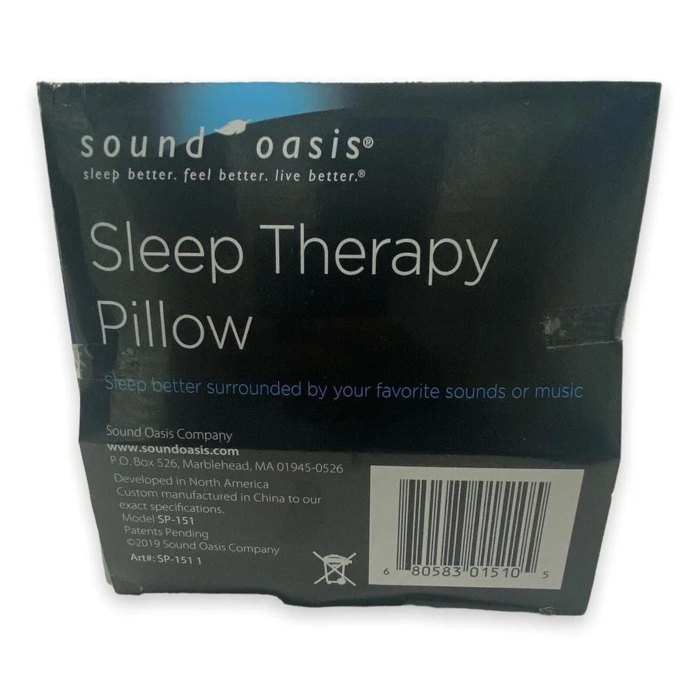Sound Oasis SP-151 Sleep Therapy‎ Pillow Volume Control Tinnitus 20